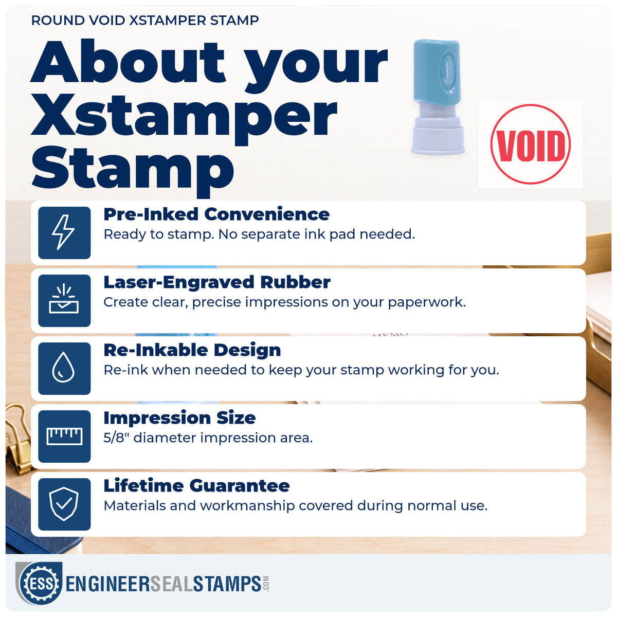 About the "Void" Xstamper No. 11419 stamp and how to care for it