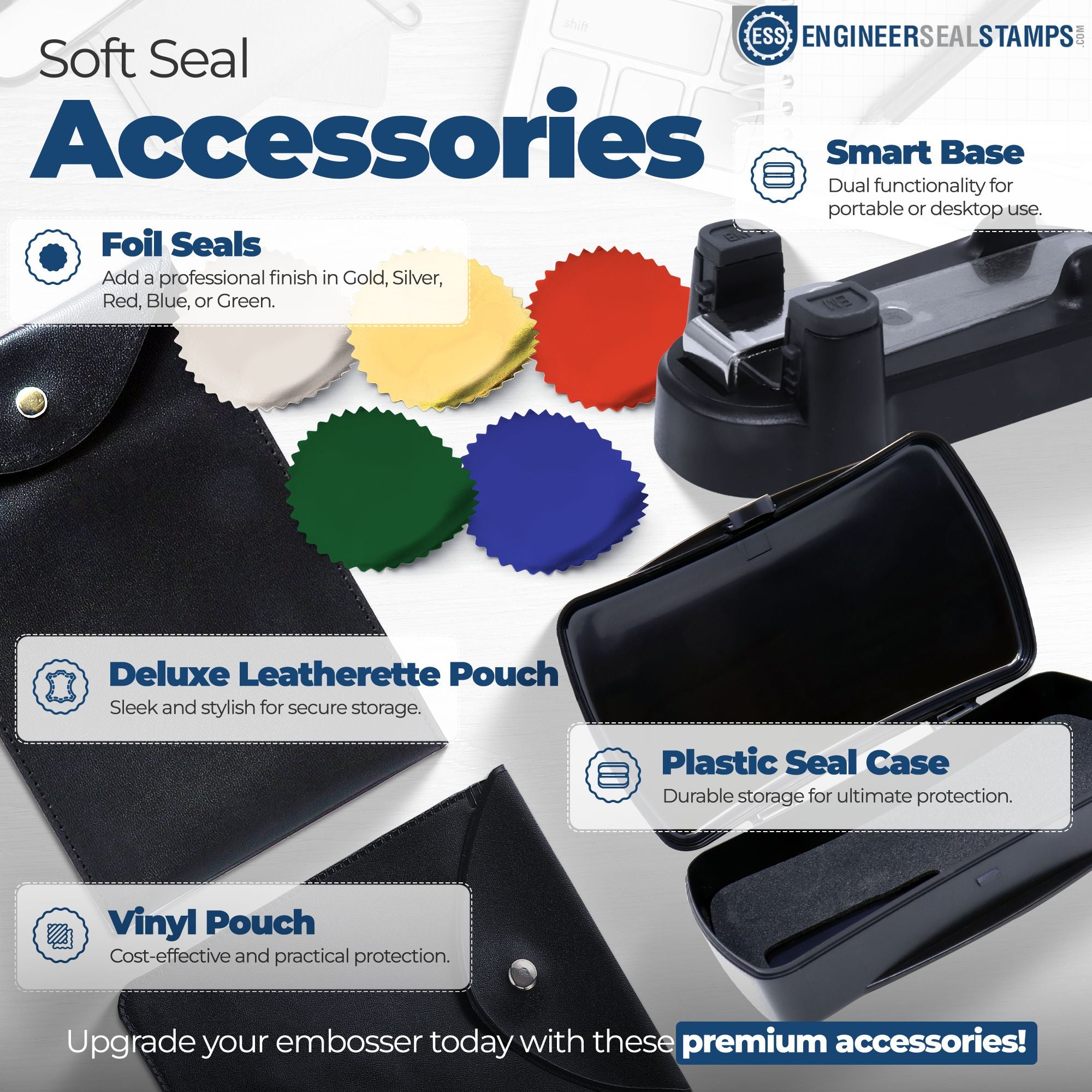 Soft TN Personalized Return Address Embosser Seal