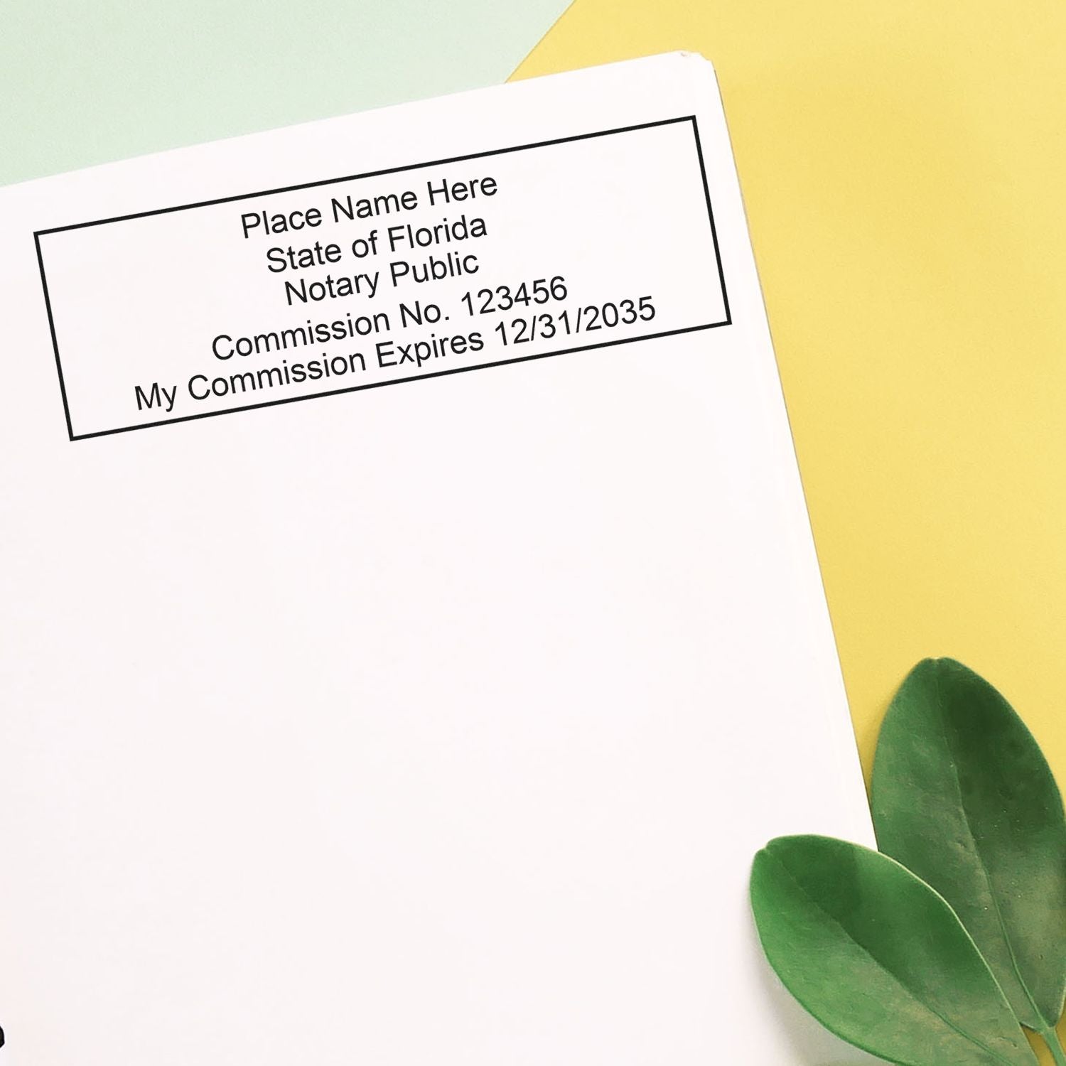 Florida Notary Kit with Notary Slim Stamps