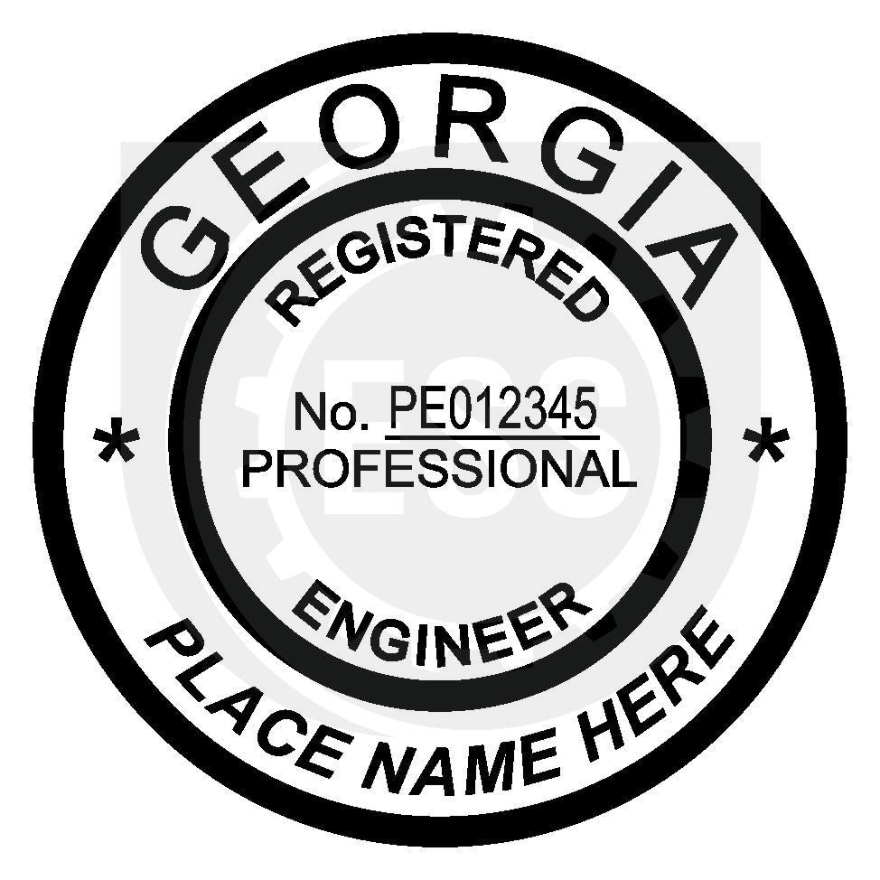 Georgia Engineer Seal Setup