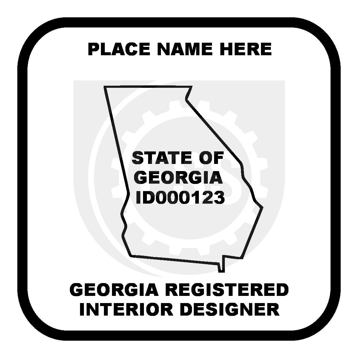 Georgia Interior Designer Seal Setup