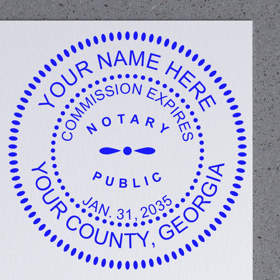 Georgia Soft Notary Supply Kit with Stamp and Notary Seal