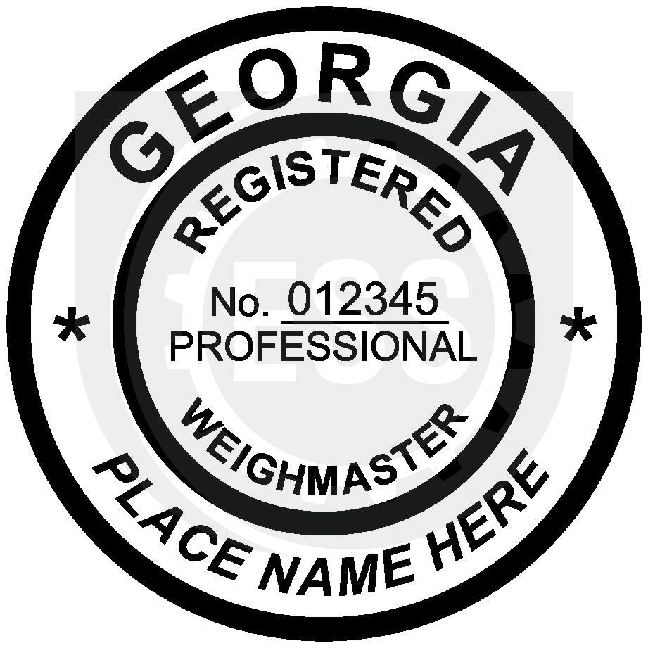 Georgia Public Weighmaster Seal Setup