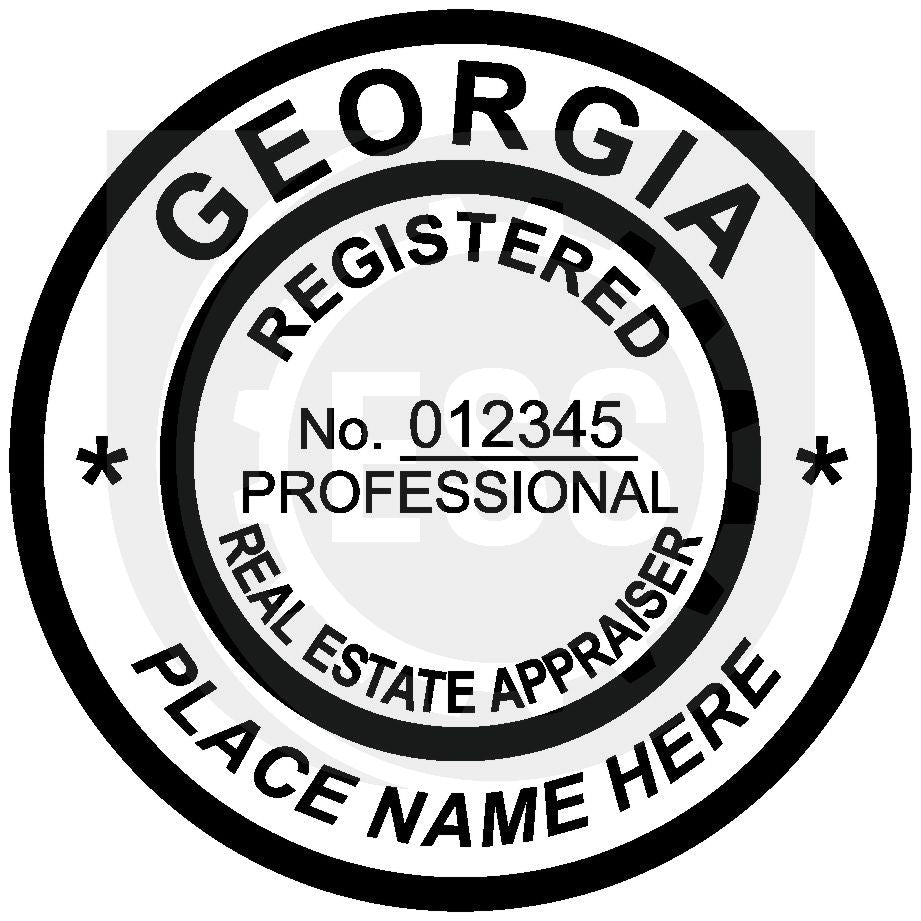 Georgia Real Estate Appraiser Seal Setup
