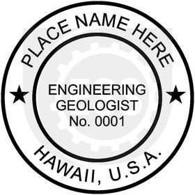 Hawaii Engineering Geologist Seal Setup