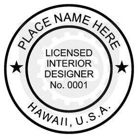 Hawaii Interior Designer Seal Setup