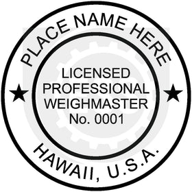 Hawaii Public Weighmaster Seal Setup