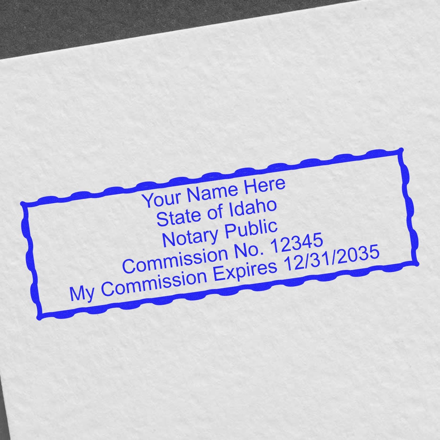 MaxLight Pre-Inked Notary Stamp Package for Idaho - Engineer Seal Stamps