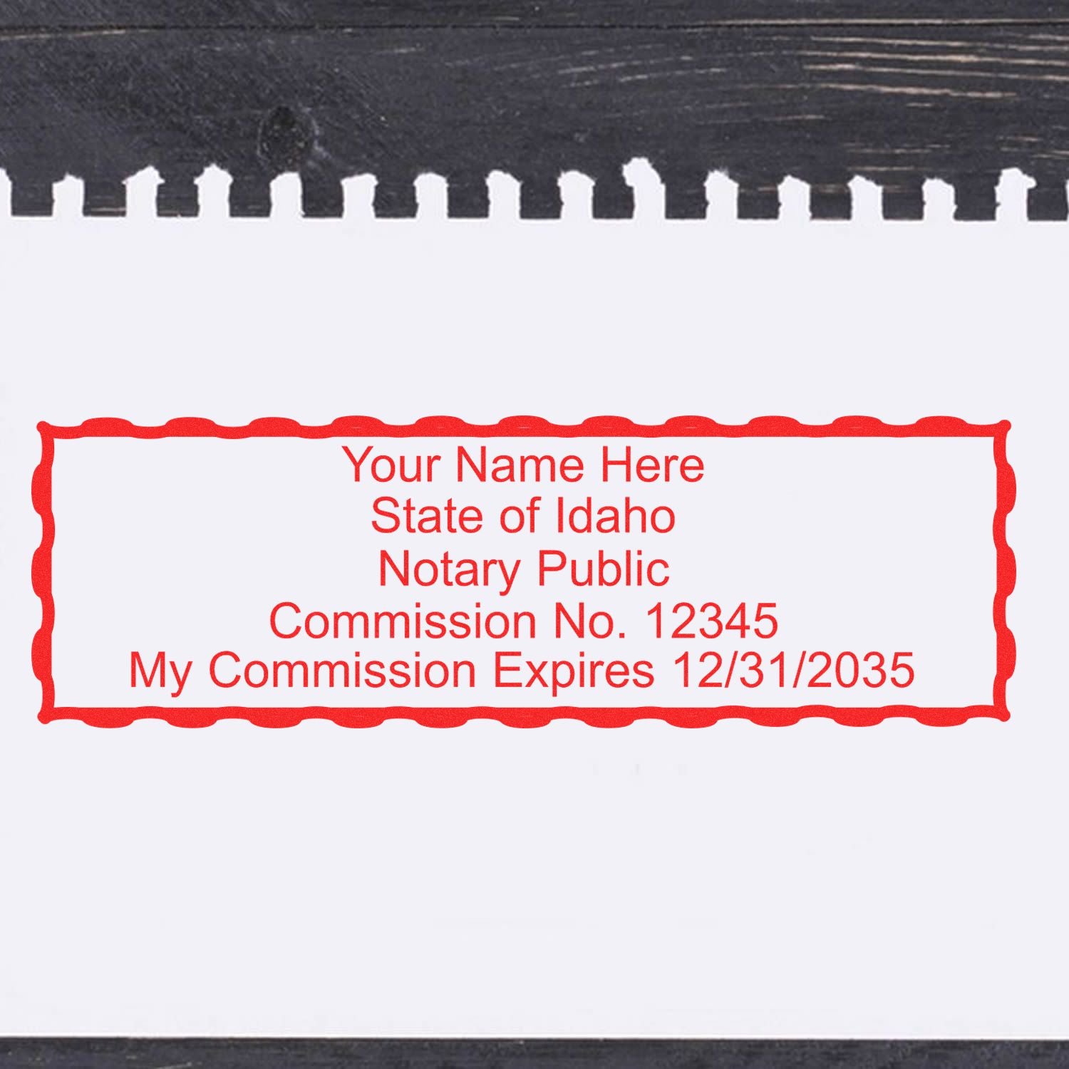 Idaho Notary Kit with Notary Slim Stamps - Engineer Seal Stamps