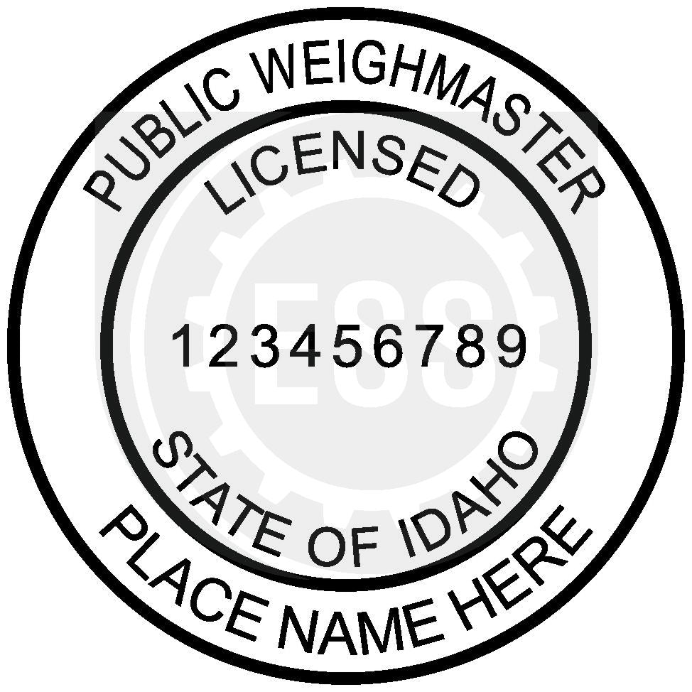 Idaho Public Weighmaster Seal Setup