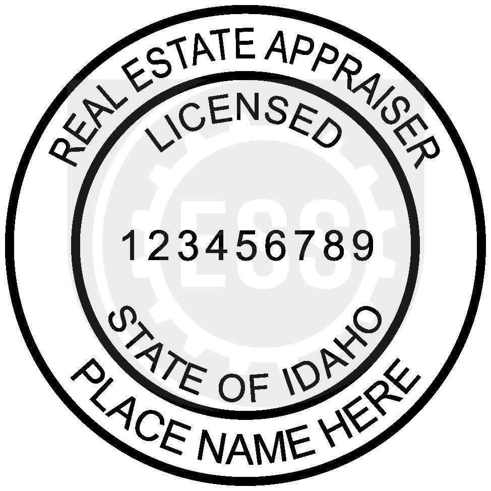Idaho Real Estate Appraiser Seal Setup