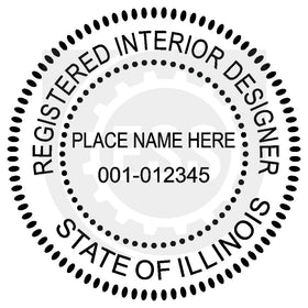 Illinois Interior Designer Seal Setup