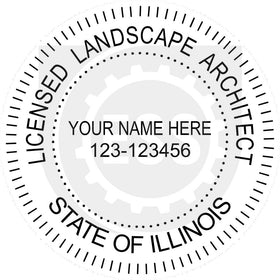 Illinois Landscape Architect Seal Setup