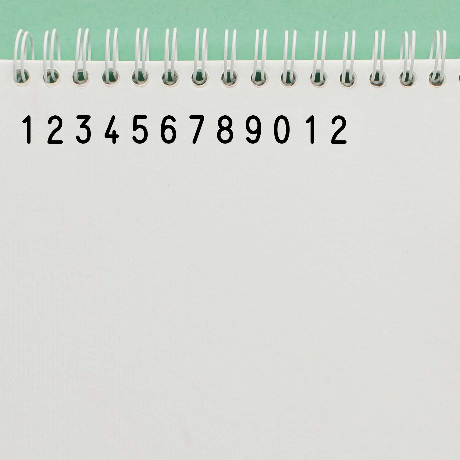 Special Assembly 12 Wheel Shiny Heavy Duty Number Stamp 3/16 Characters