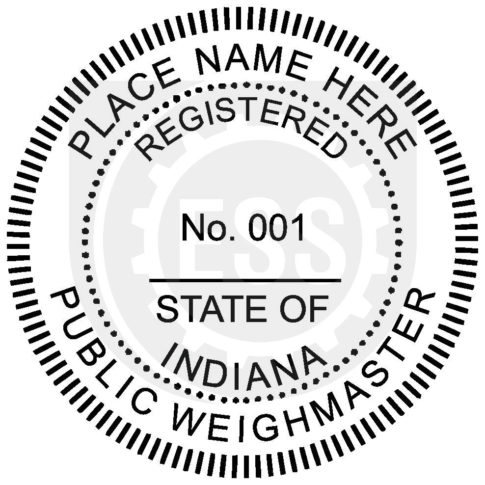 Indiana Public Weighmaster Seal Setup