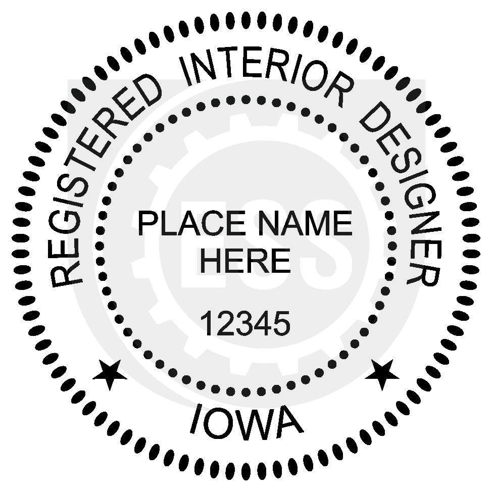 Iowa Interior Designer Seal Setup