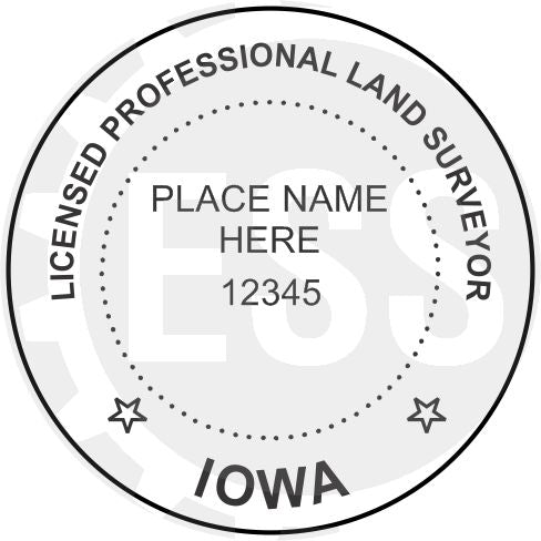 Iowa Land Surveyor Seal Setup