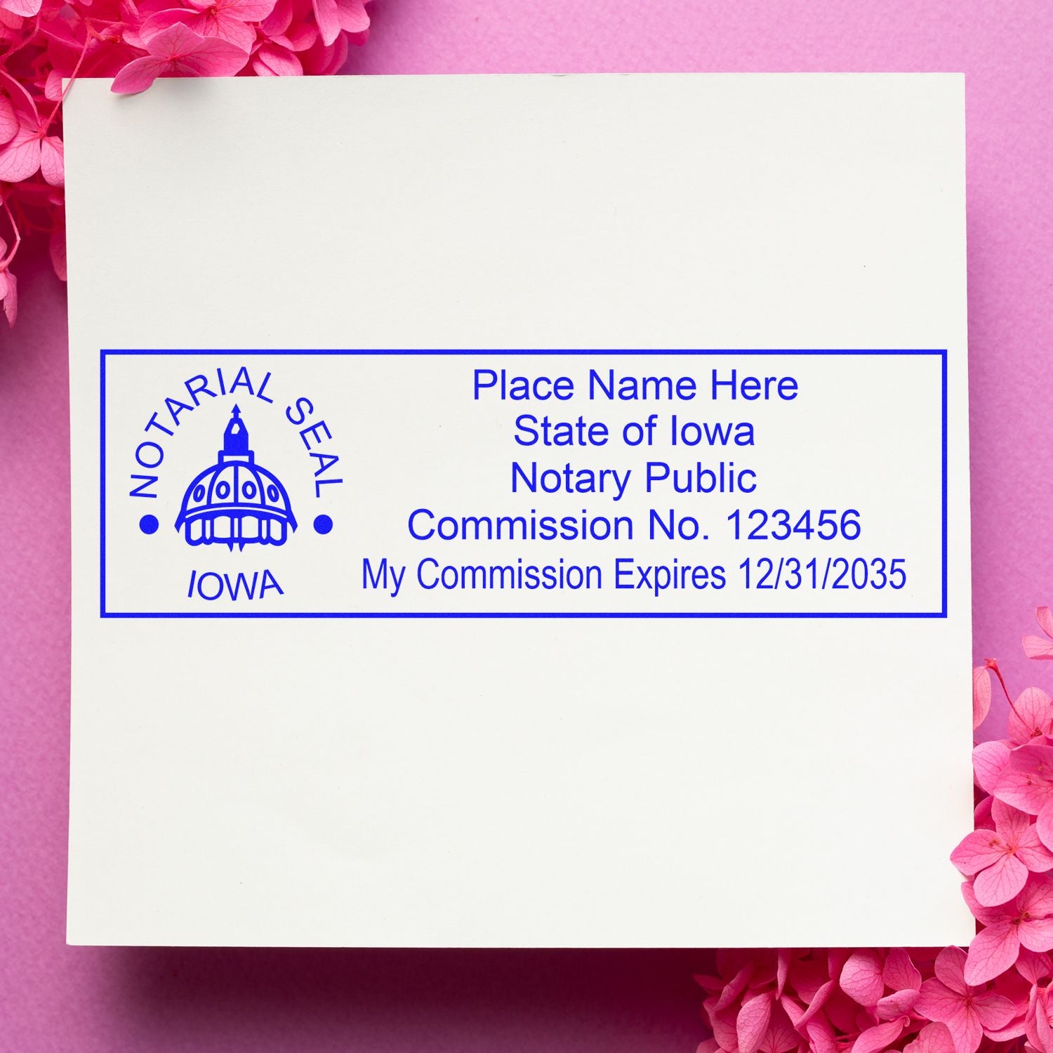 Iowa Notary Stamp and Seal Value Kit