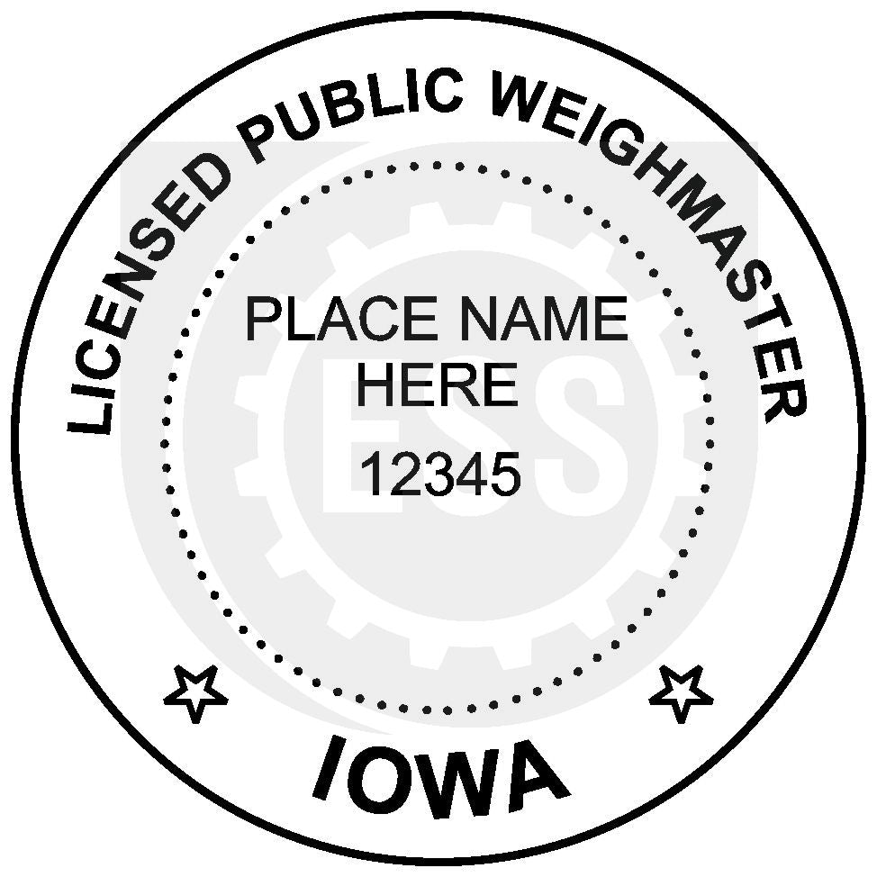 Iowa Public Weighmaster Seal Setup