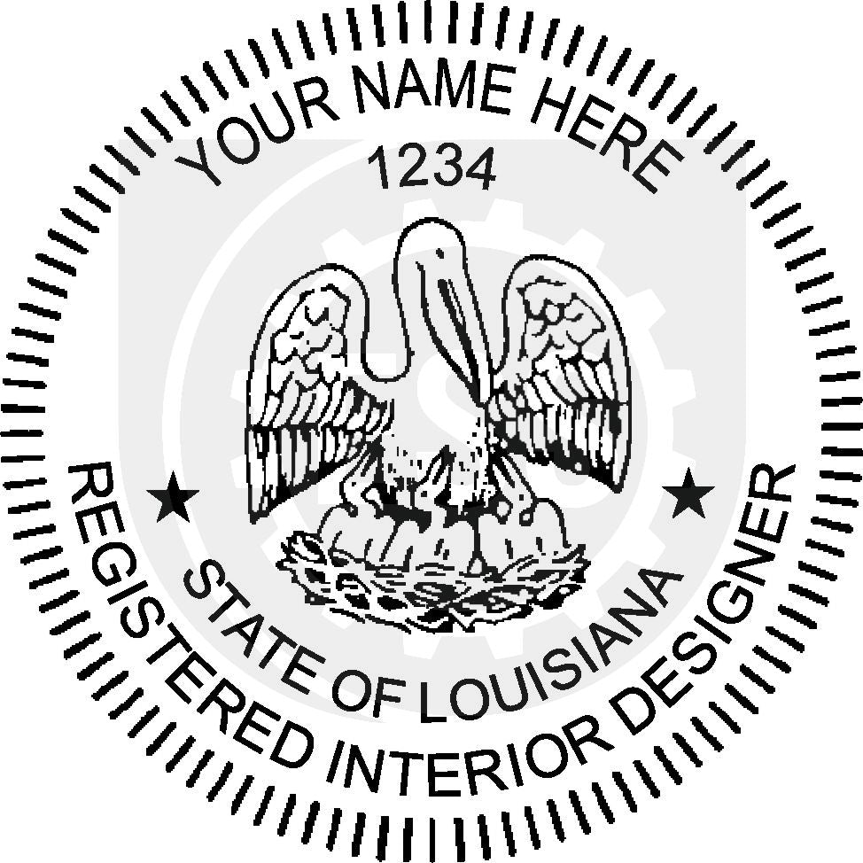 Louisiana Interior Designer Seal Setup