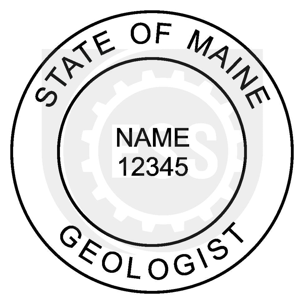 Maine Geologist Seal Setup