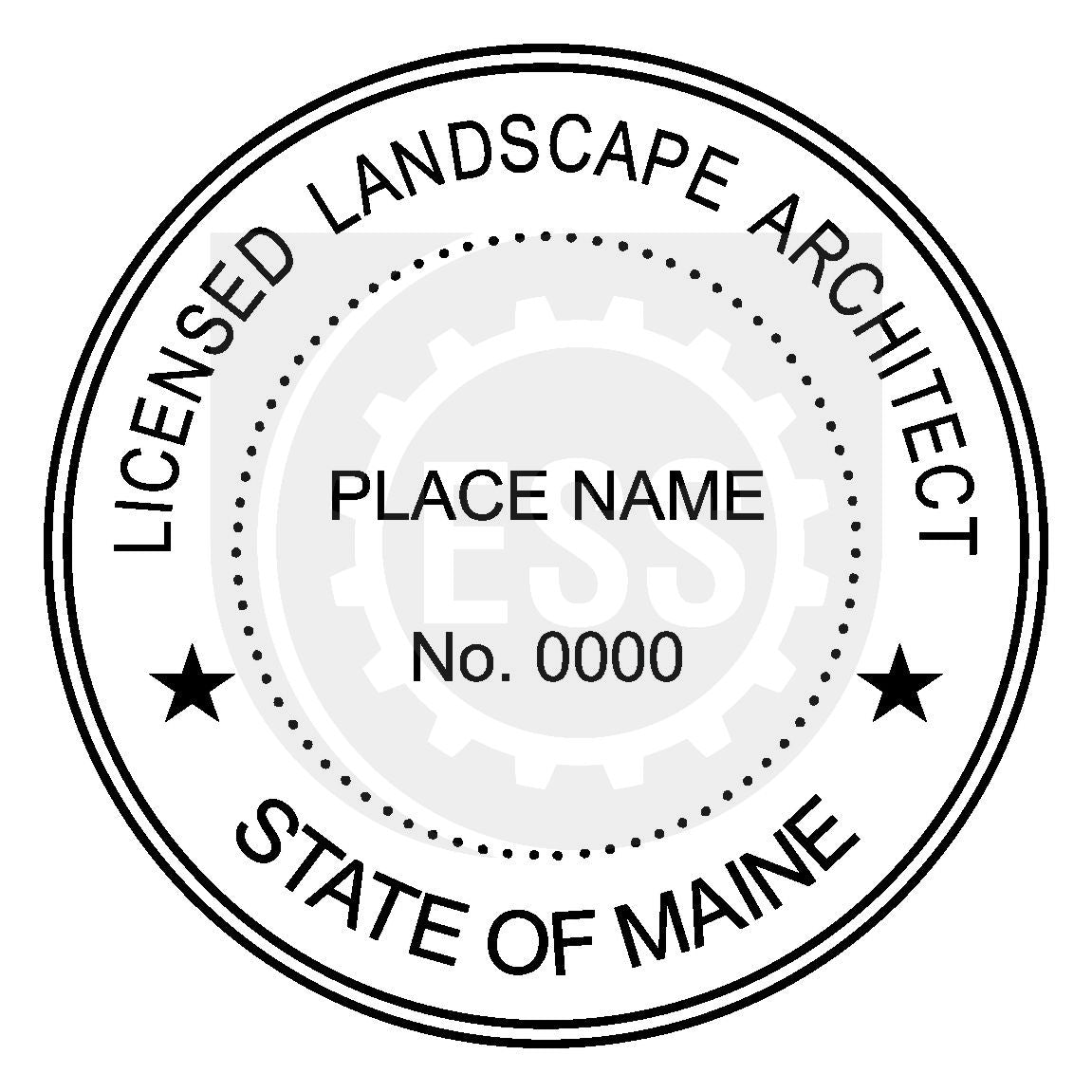 Maine Landscape Architect Seal Setup