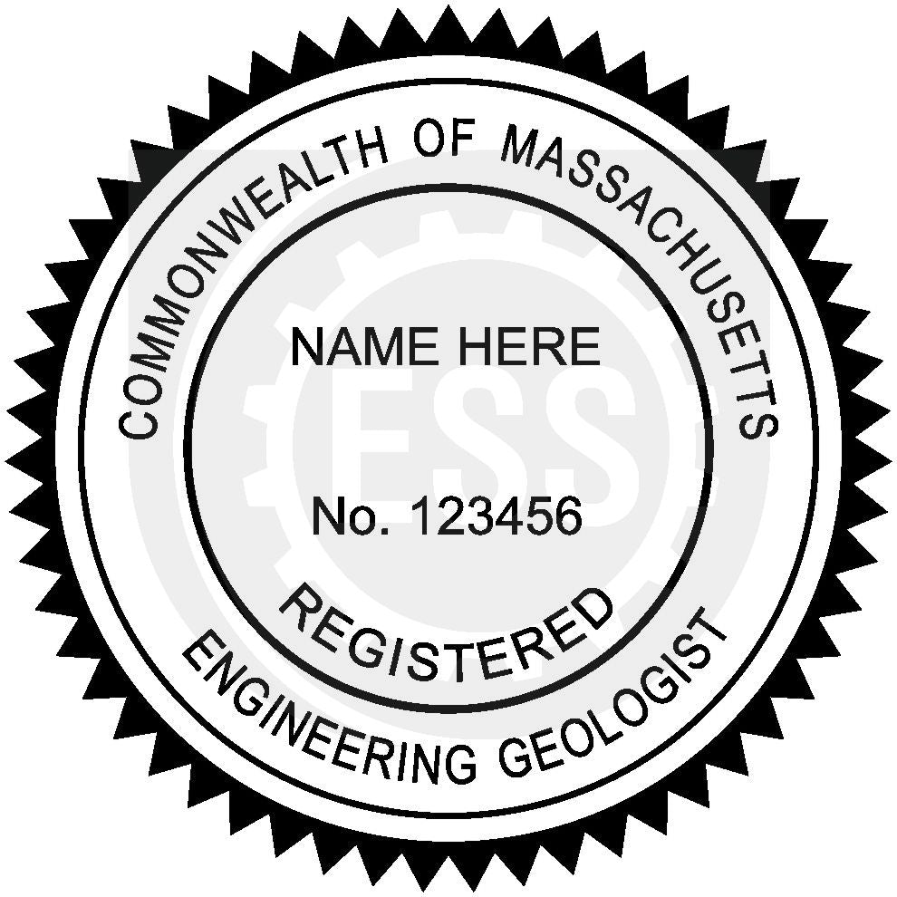 Massachusetts Engineering Geologist Seal Setup