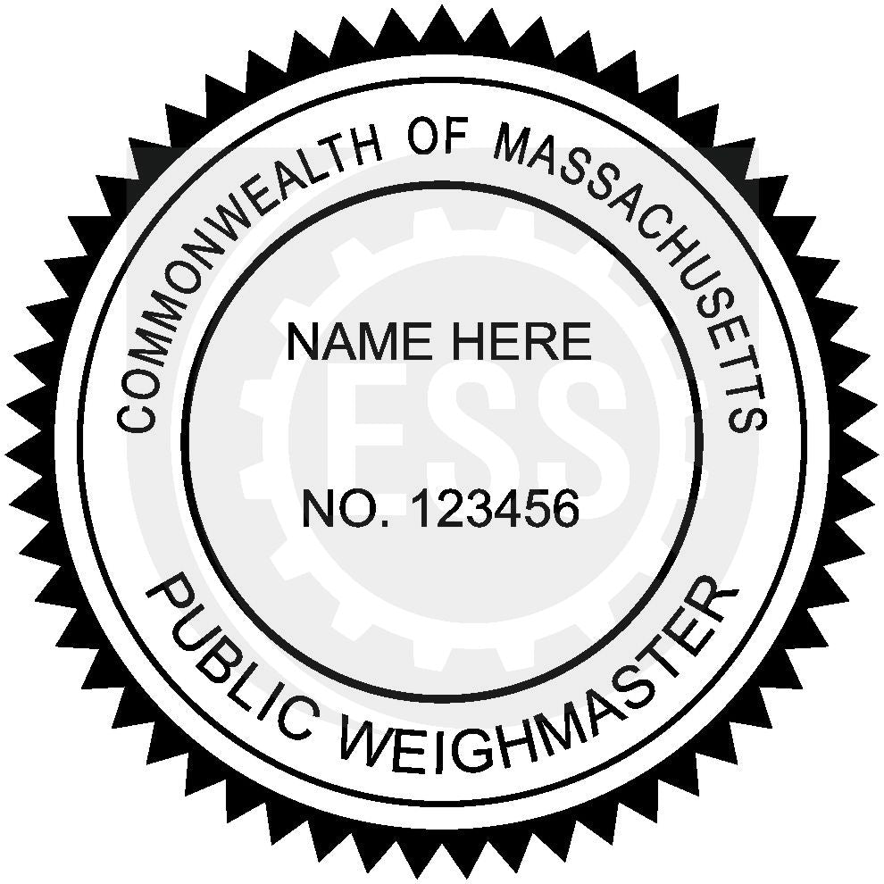 Massachusetts Public Weighmaster Seal Setup