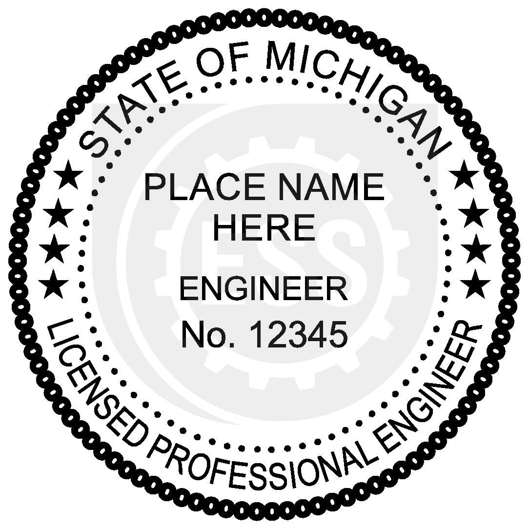 Michigan Engineer Seal Setup