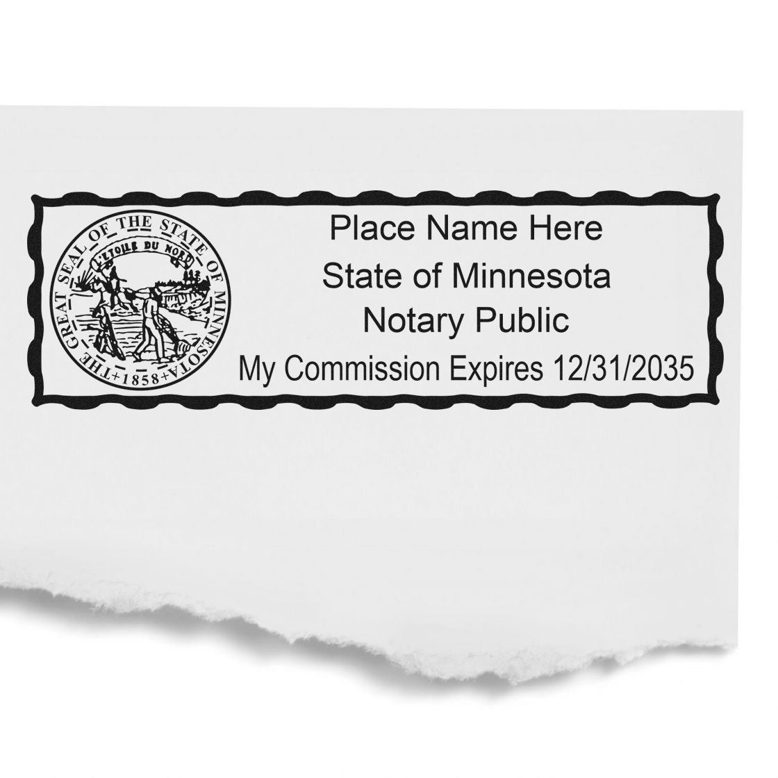 MN Hybrid Seal and Notary Rectangular Wood Stamp Kit