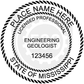 Mississippi Engineering Geologist Seal Setup