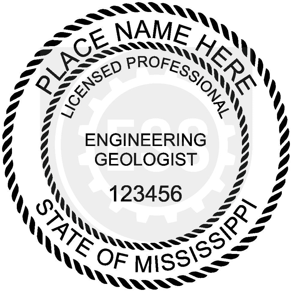 Mississippi Engineering Geologist Seal Setup