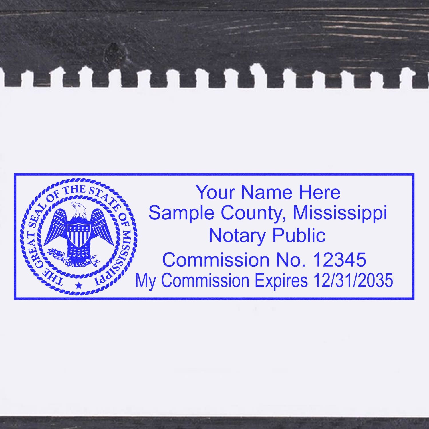 Notary Seal MS and Notary Stamp Mississippi Bundle Kit