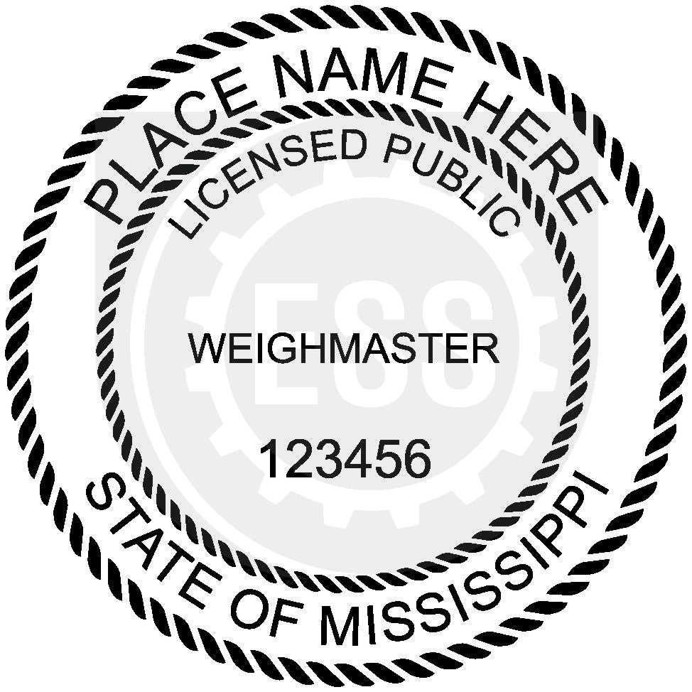 Mississippi Public Weighmaster Seal Setup