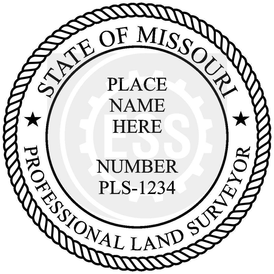 Missouri Land Surveyor Seal Setup