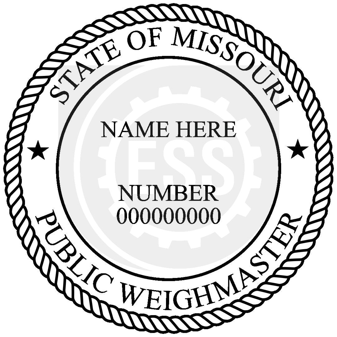 Missouri Public Weighmaster Seal Setup