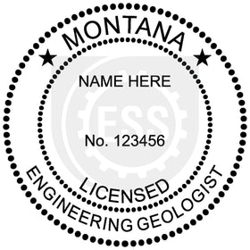 Montana Engineering Geologist Seal Setup