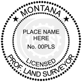 Montana Land Surveyor Seal Setup