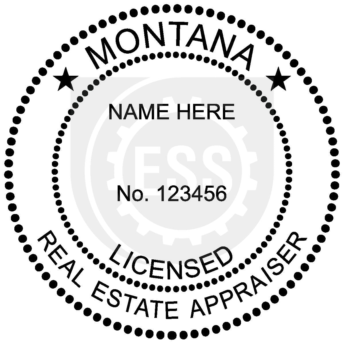 Montana Real Estate Appraiser Seal Setup