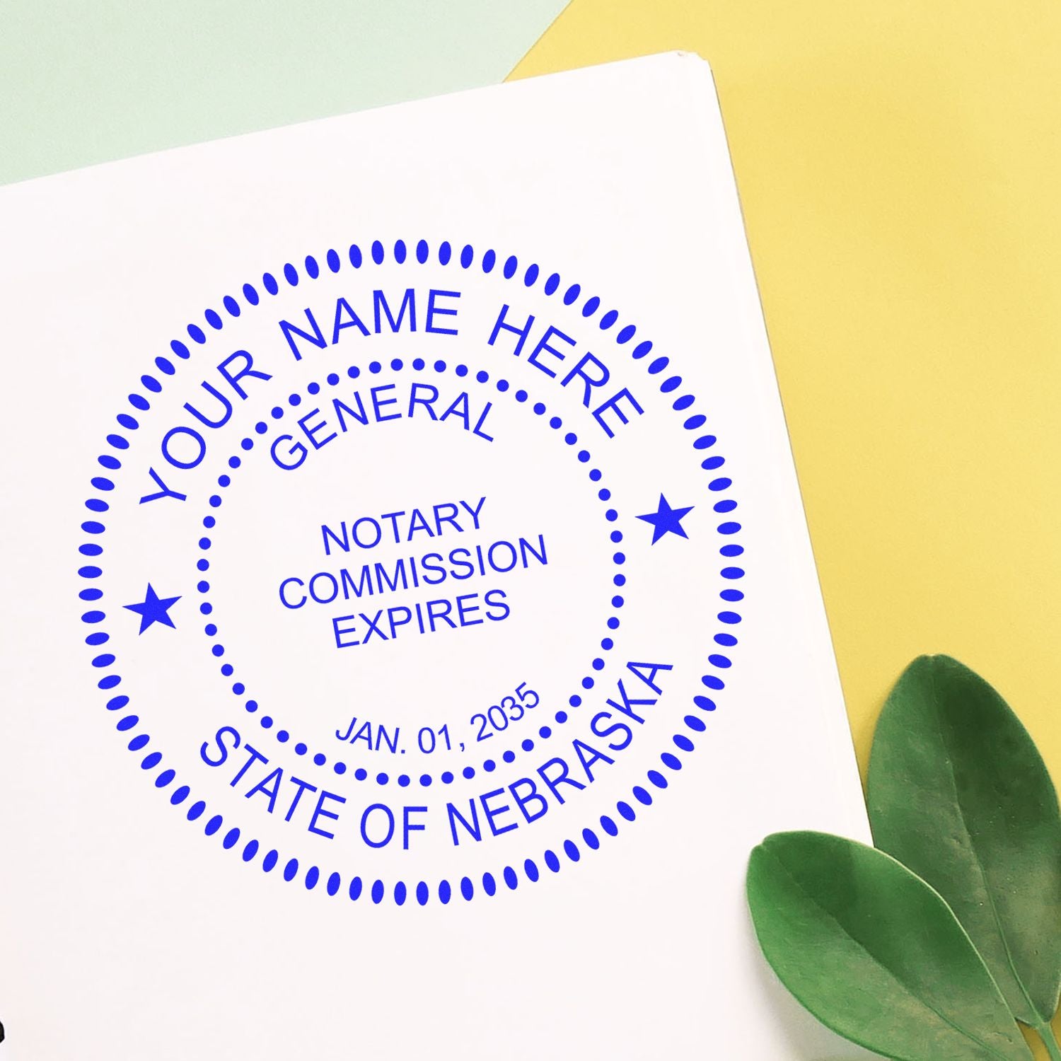 NE Notary Kit with Slim Stamps