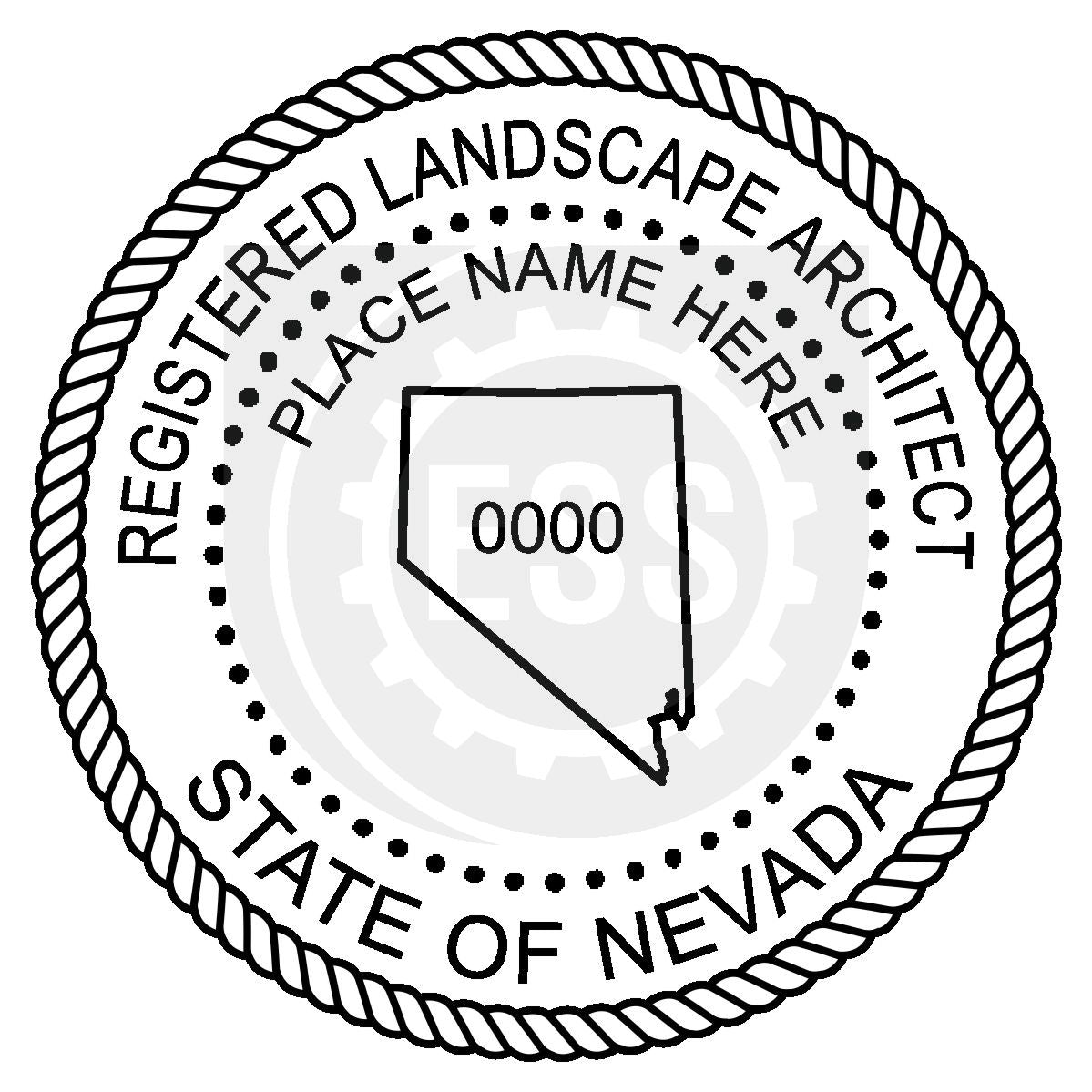 Nevada Landscape Architect Seal Setup