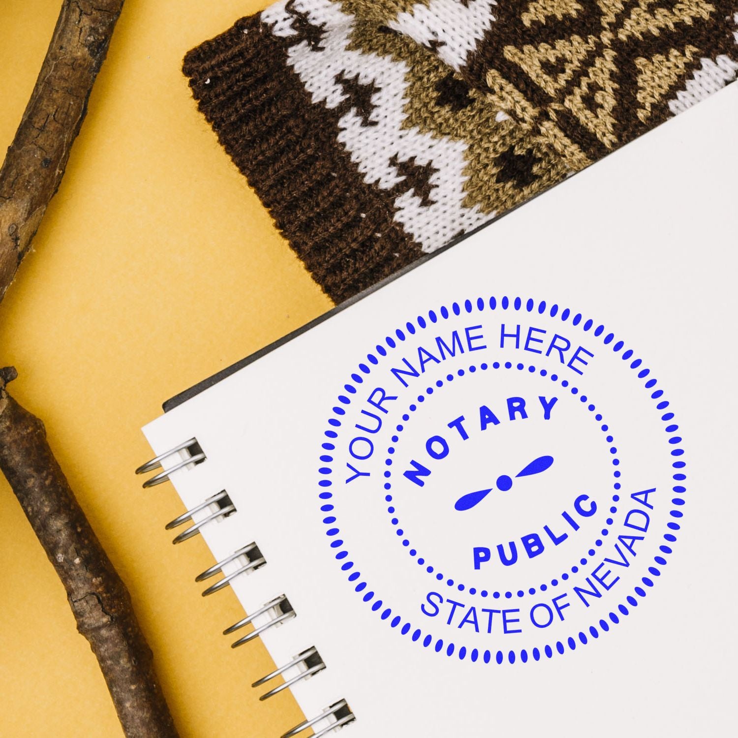 NV Notary Kit with Slim Stamps