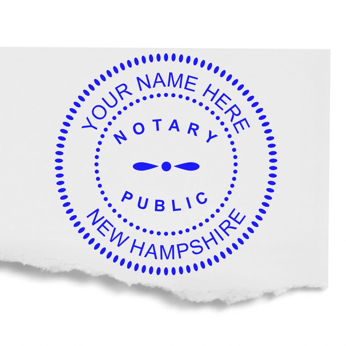 New Hampshire Hybrid Notary Seal and NH Round Notary Stamp