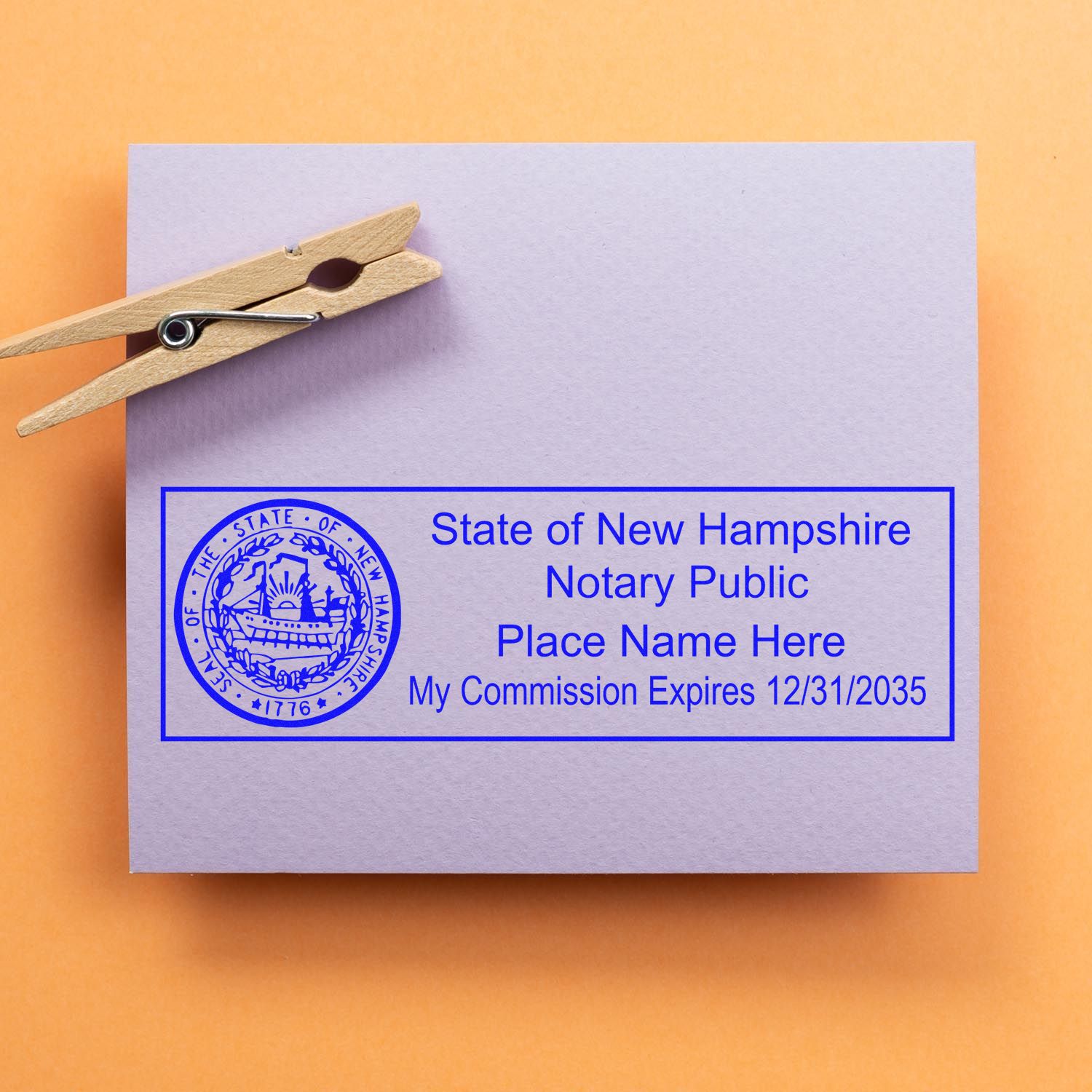 New Hampshire Notary Stamp and Seal Value Kit