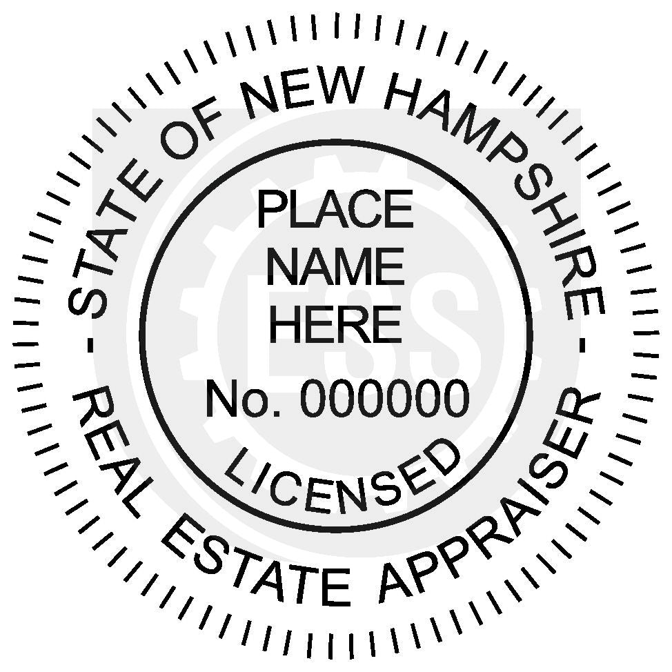 New Hampshire Real Estate Appraiser Seal Setup