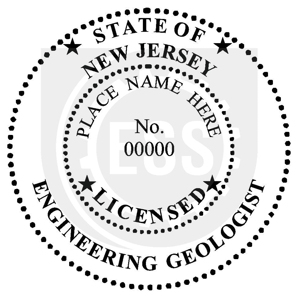 New Jersey Engineering Geologist Seal Setup