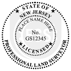 New Jersey Land Surveyor Seal Setup