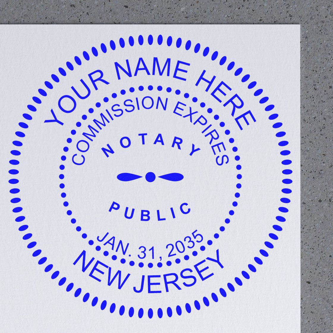 Notary Stamp and Seal Bundle Kit New Jersey