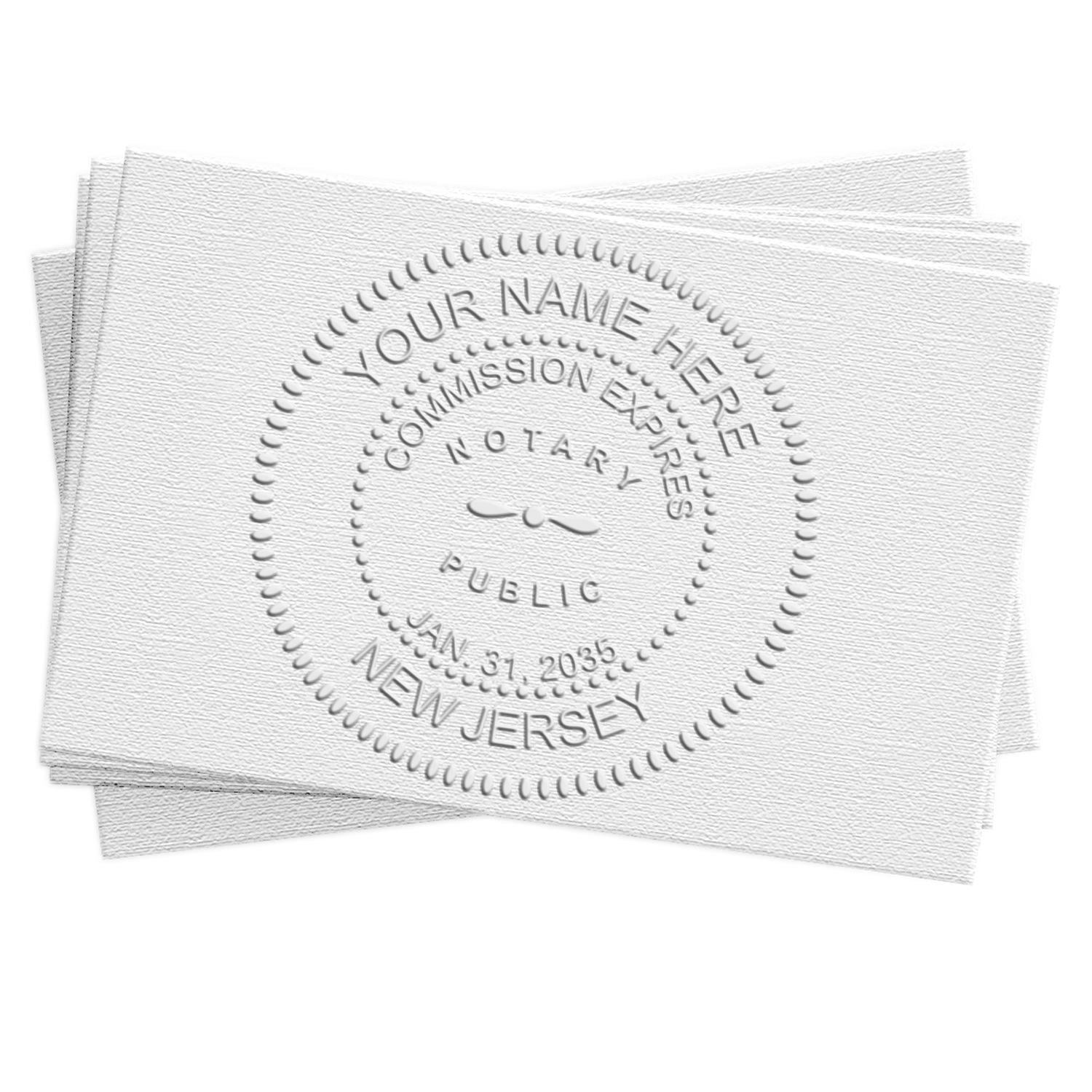 New Jersey Notary Stamp and Seal Bundle Kit for NJ Notaries