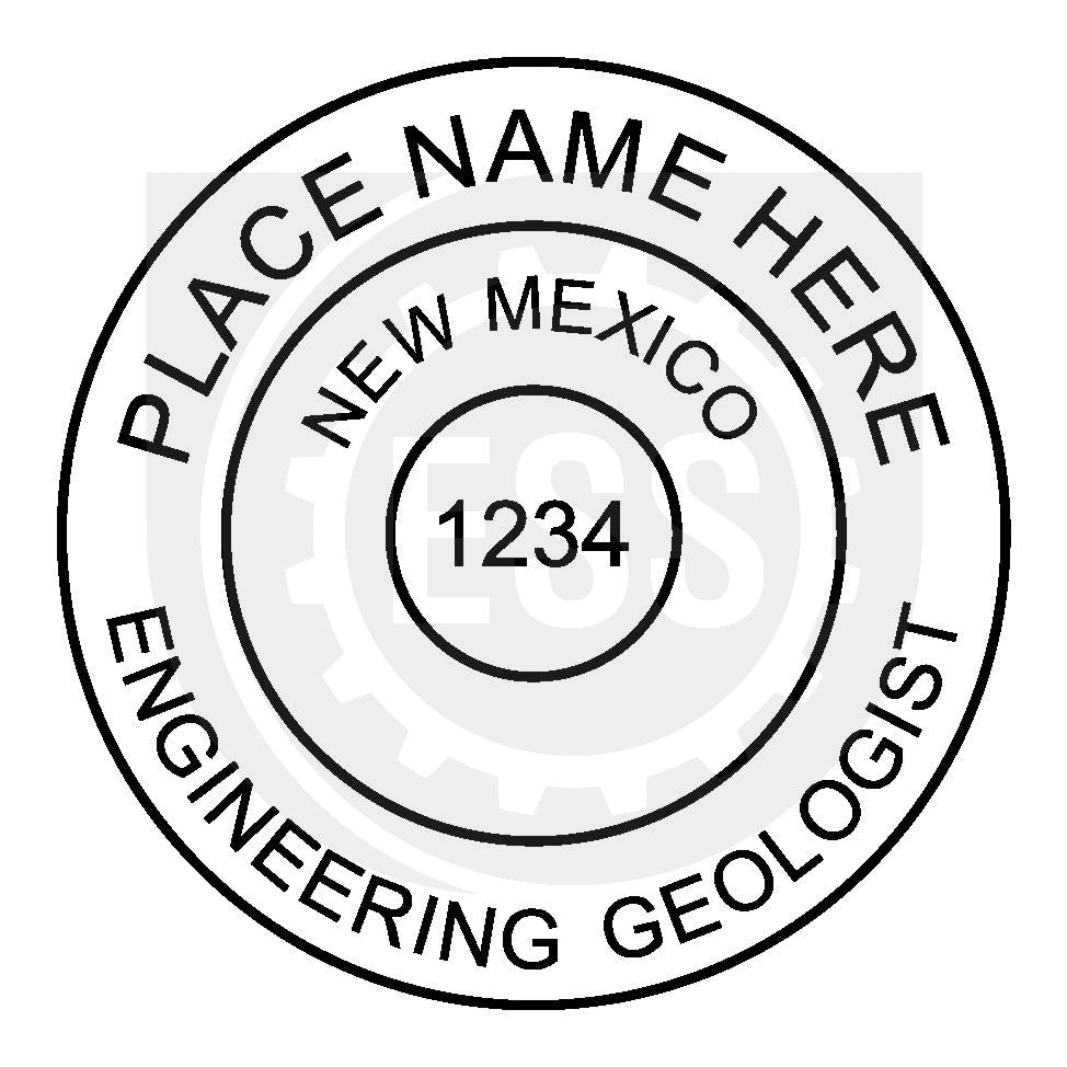 New Mexico Engineering Geologist Seal Setup